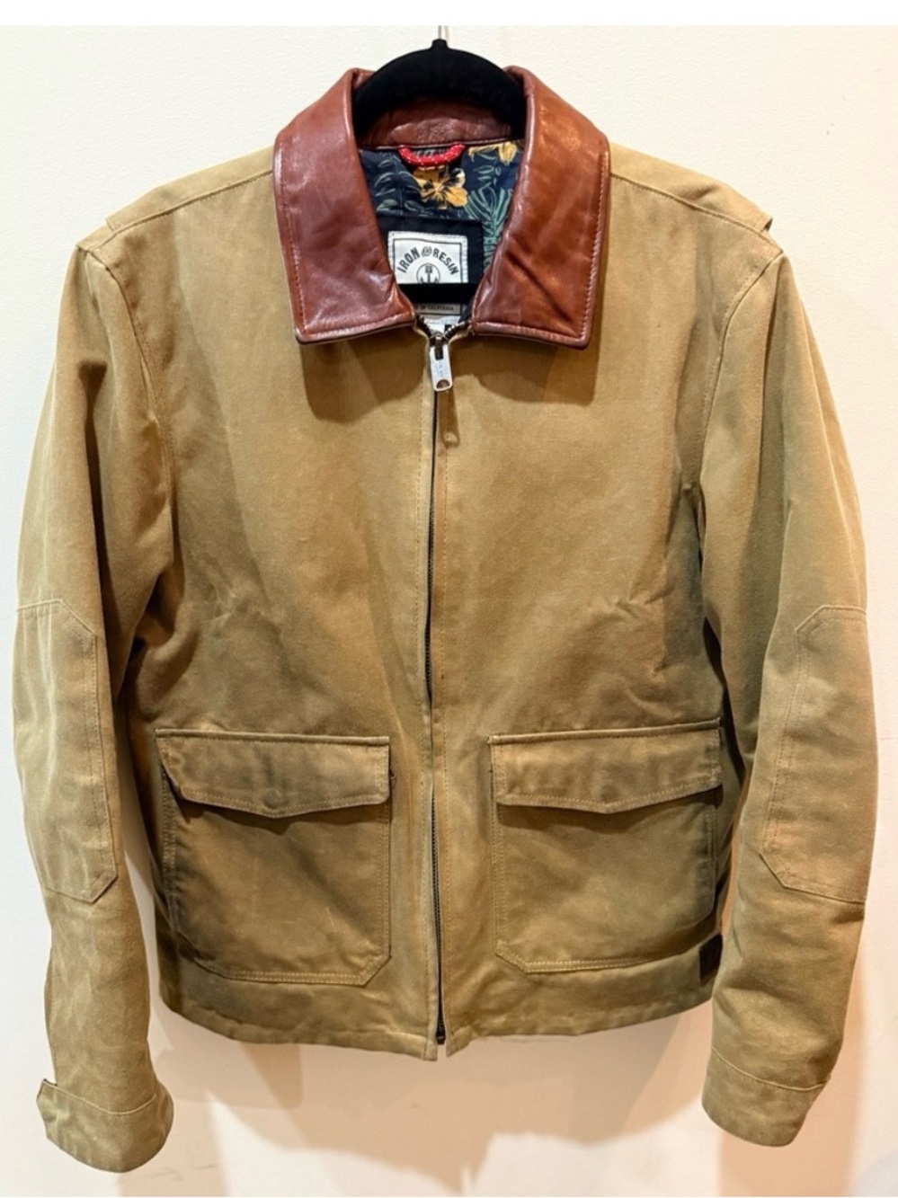 Iron & Resin Navigator Jacket - Brown and Tan - NWOT ($399)